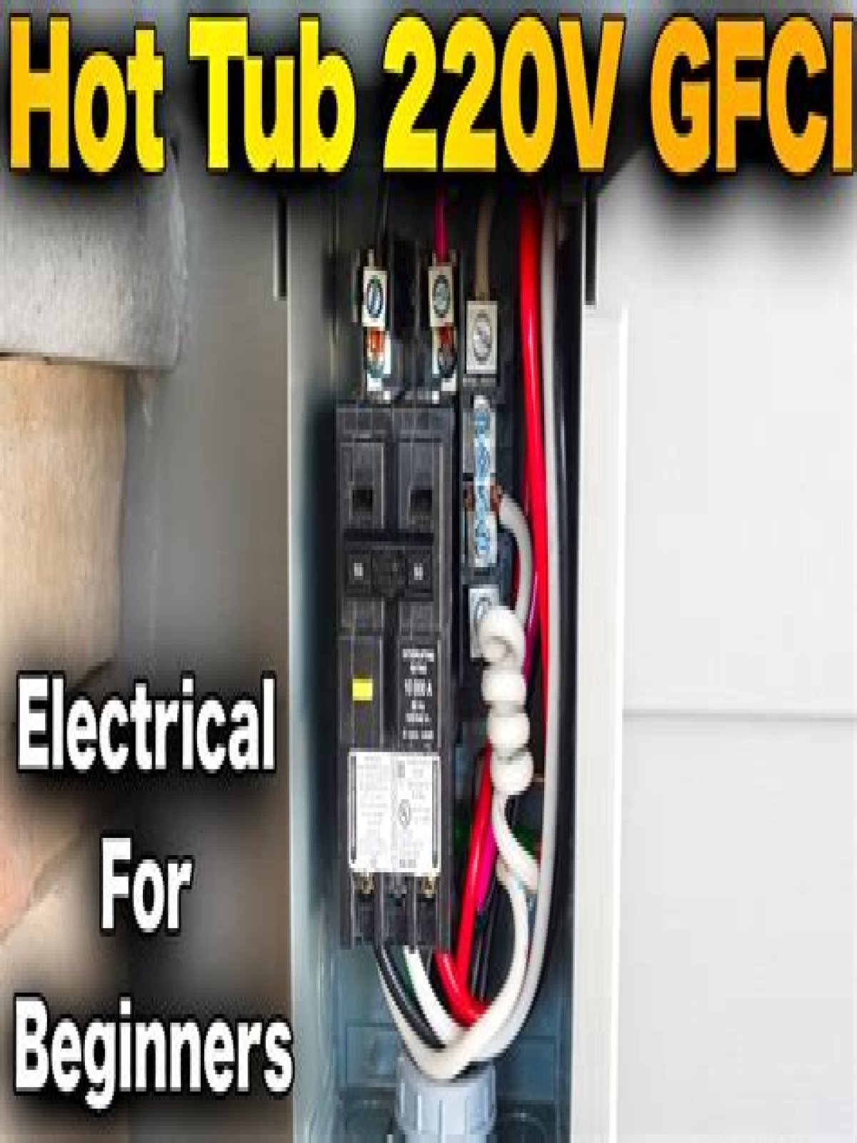 How do you wire a GFCI Spa breaker?