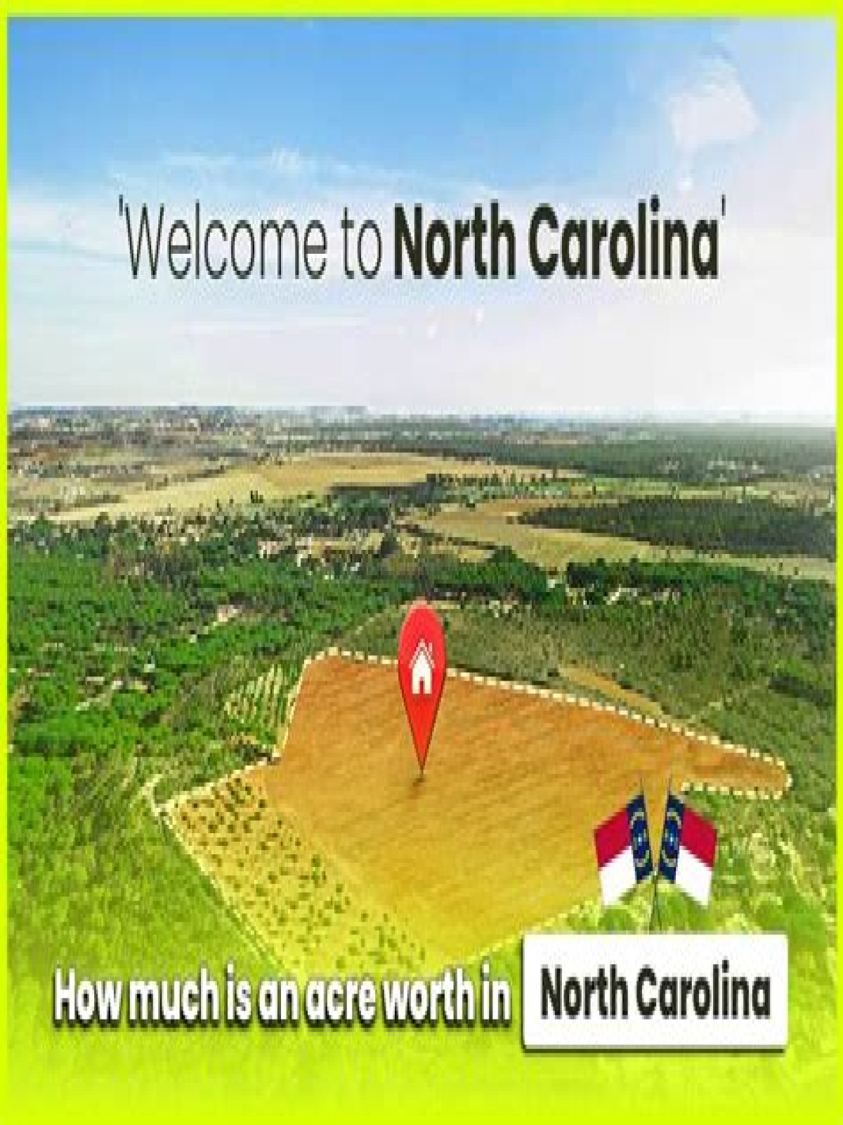 How much is an acre of land worth in NC?