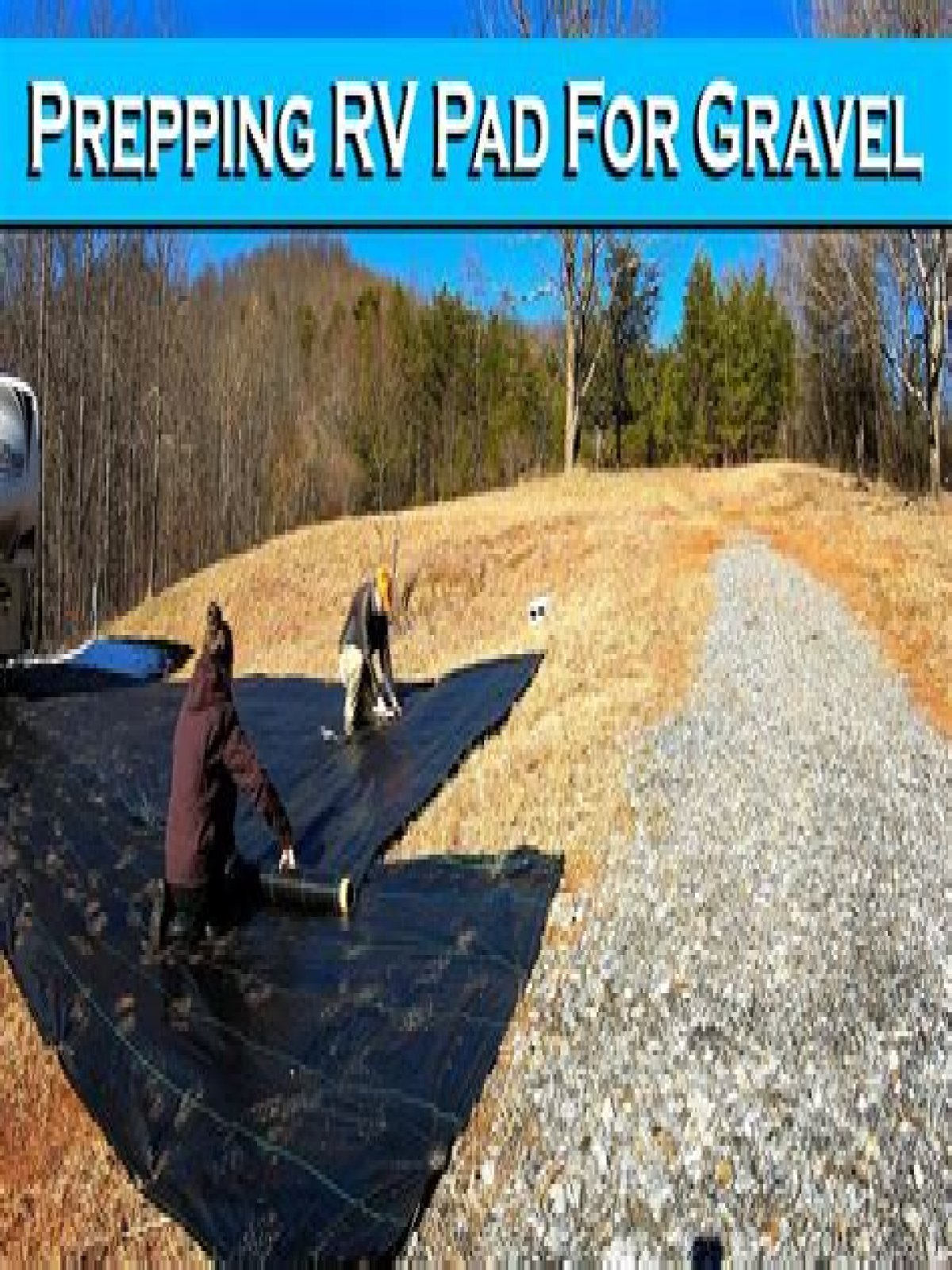 How thick should a gravel RV pad be?