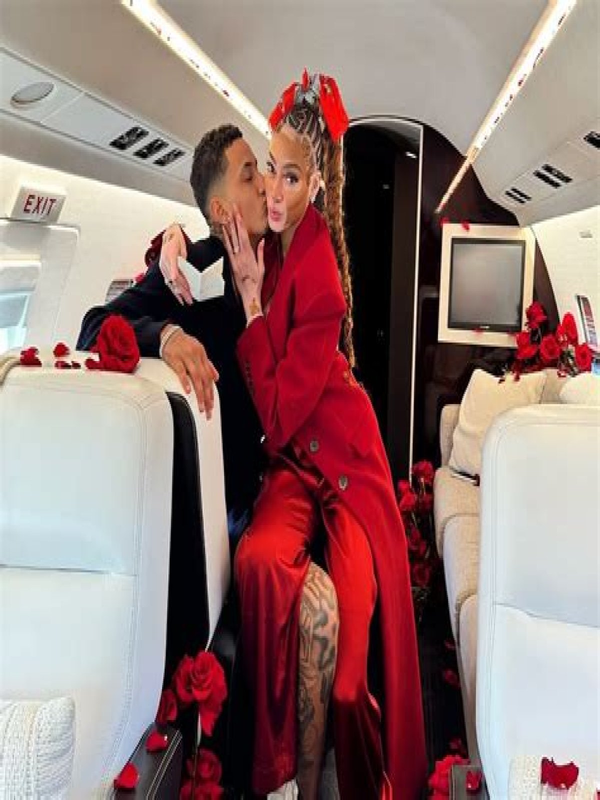 Kyle Kuzma Gets a Handful of Booty on Boat Trip with Thonged-Out Mode