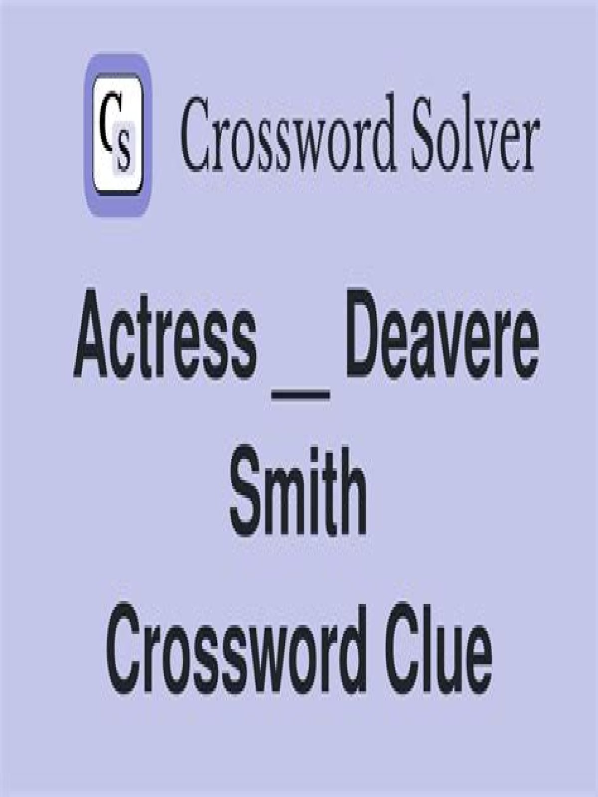 USA Today Empire actress Smith Crossword Clue