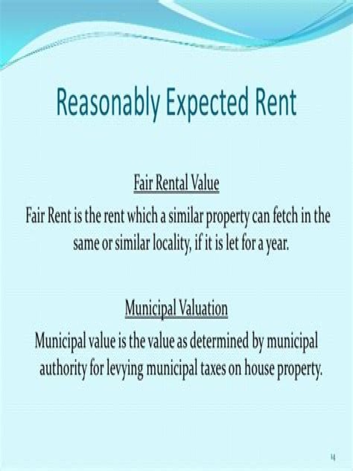 What is a fair rental value?