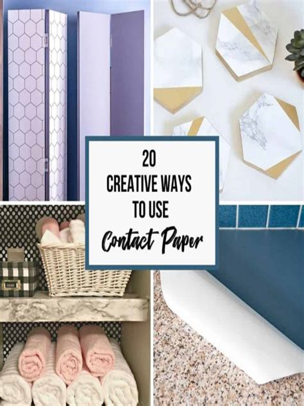 What is contact paper used for?