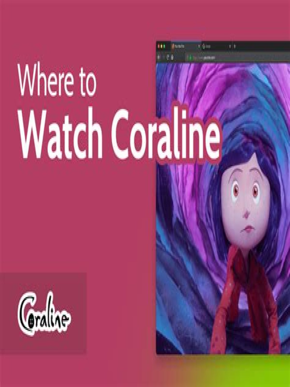 what to watch coraline on for free