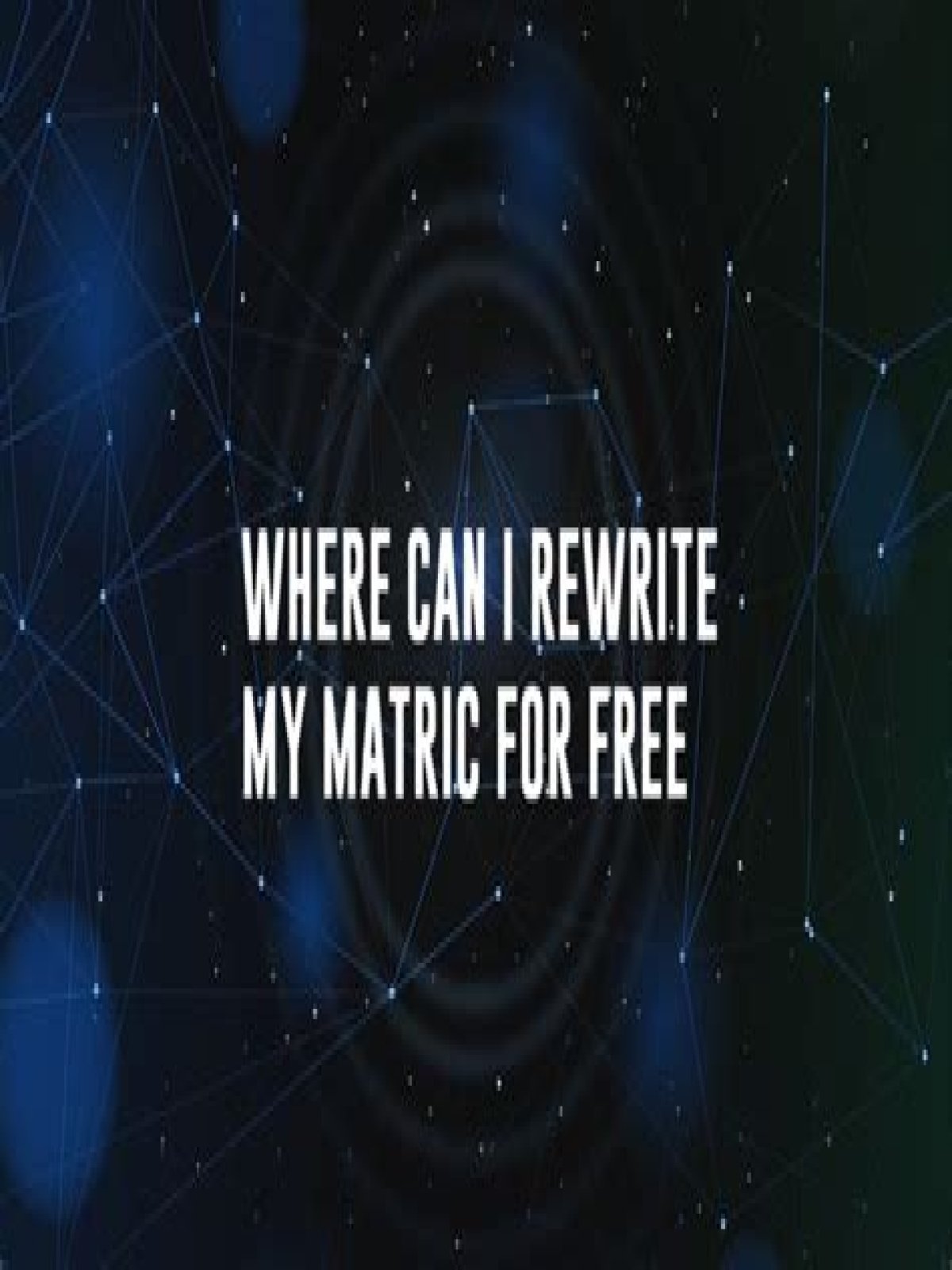 Where can I rewrite my matric for free?